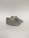 Young Soles Dove Grey Leather Baby Shoe-Tassel Children Shoes