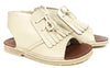 Young Soles Taupe Open-toe Sandal-Tassel Children Shoes