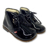 Emel Black Patent Fur Bootie-Tassel Children Shoes