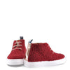 Atlanta Mocassin Red Shearling Sneaker Bootie-Tassel Children Shoes