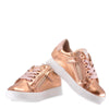 Acebos Rose Gold Star Sneaker-Tassel Children Shoes