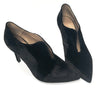 Marian Black Velvet V-cut Heel-Tassel Children Shoes