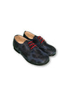 Sonatina Blue Spotted Oxford-Tassel Children Shoes