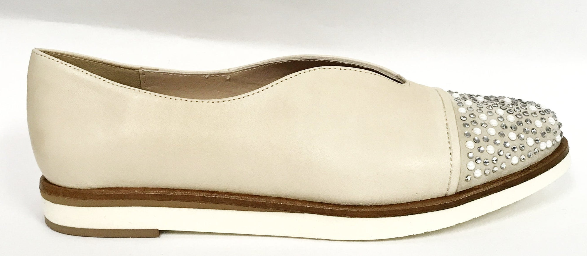 Marian Pearl Studded Loafer-Tassel Children Shoes