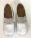 Pepe Silver Elastic Slipper-Tassel Children Shoes