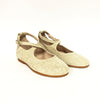 Sonatina Taupe Woven Ankle Shoe-Tassel Children Shoes
