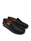 Atlanta Mocassin Navy Penny Loafer-Tassel Children Shoes
