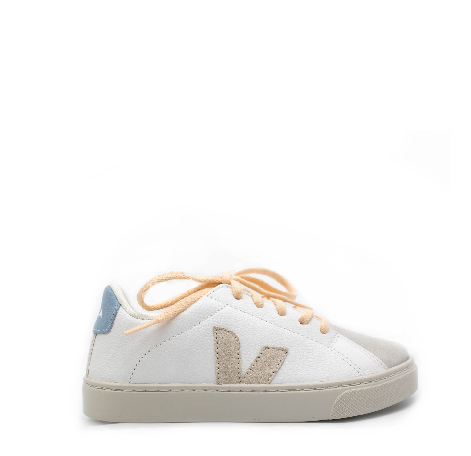 Veja White Sable Steel Sneaker-Tassel Children Shoes