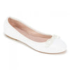 Summit White Leather Kendall Flat-Tassel Children Shoes
