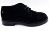 Manuela Black Suede Oxford-Tassel Children Shoes