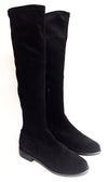 Marian Black Suede Tall Stretch Boot-Tassel Children Shoes