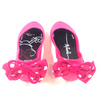 Melissa Hot Pink Minnie Bow Jelly-Tassel Children Shoes
