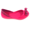 Melissa Hot Pink Sparkle Bow Jelly-Tassel Children Shoes