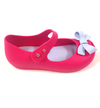 Mini Melissa Hot Pink and Blue Bow Jelly-Tassel Children Shoes