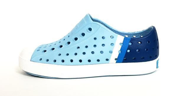 Native Jefferson Sky Blue Gradient (Adult)-Tassel Children Shoes
