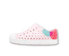 Native Jefferson Milk Pink/ Shell White/ Dot Block-Tassel Children Shoes