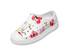 Native Jefferson Shell White / Shell White / Blossom Paint-Tassel Children Shoes