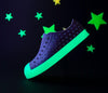 Native Jefferson Shell White / Lavender Glow-Tassel Children Shoes