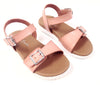 Nina Blush Velcro Sandal-Tassel Children Shoes