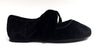 Papanatas Black Velvet Open Lace Shoe-Tassel Children Shoes