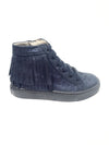 Papanatas Blue Fringe Lace Boot-Tassel Children Shoes