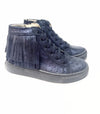 Papanatas Blue Fringe Lace Boot-Tassel Children Shoes