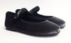 Papanatas Gray Velvet Mary Jane-Tassel Children Shoes