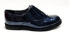 Papanatas Navy Metallic Slip-on Oxford-Tassel Children Shoes