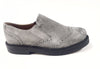 Papanatas Gray Suede Slip-on Oxford-Tassel Children Shoes