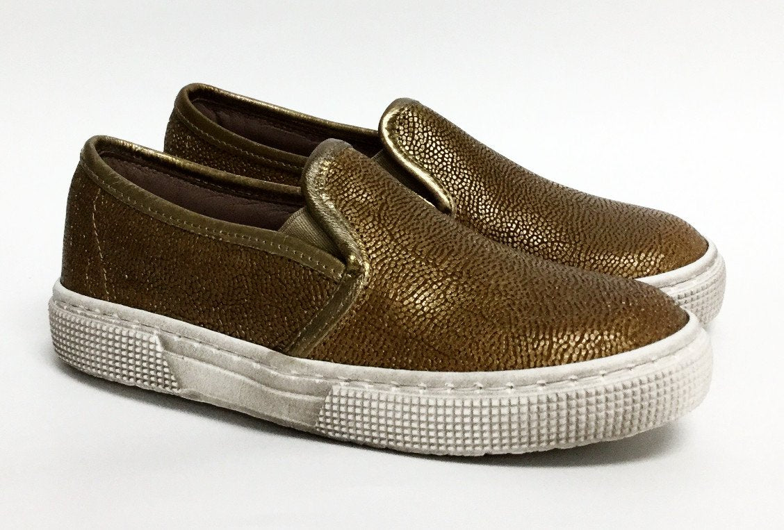 Pepe Gold Sneaker-Tassel Children Shoes