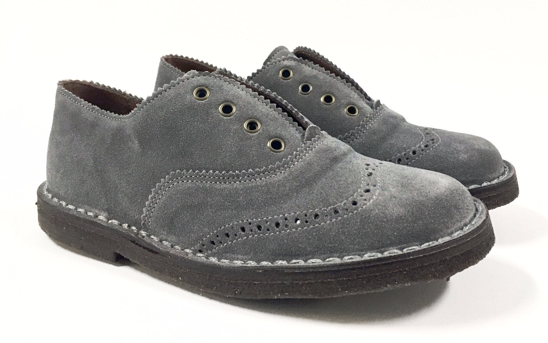PePe Gray Suede Dress Shoe-Tassel Children Shoes