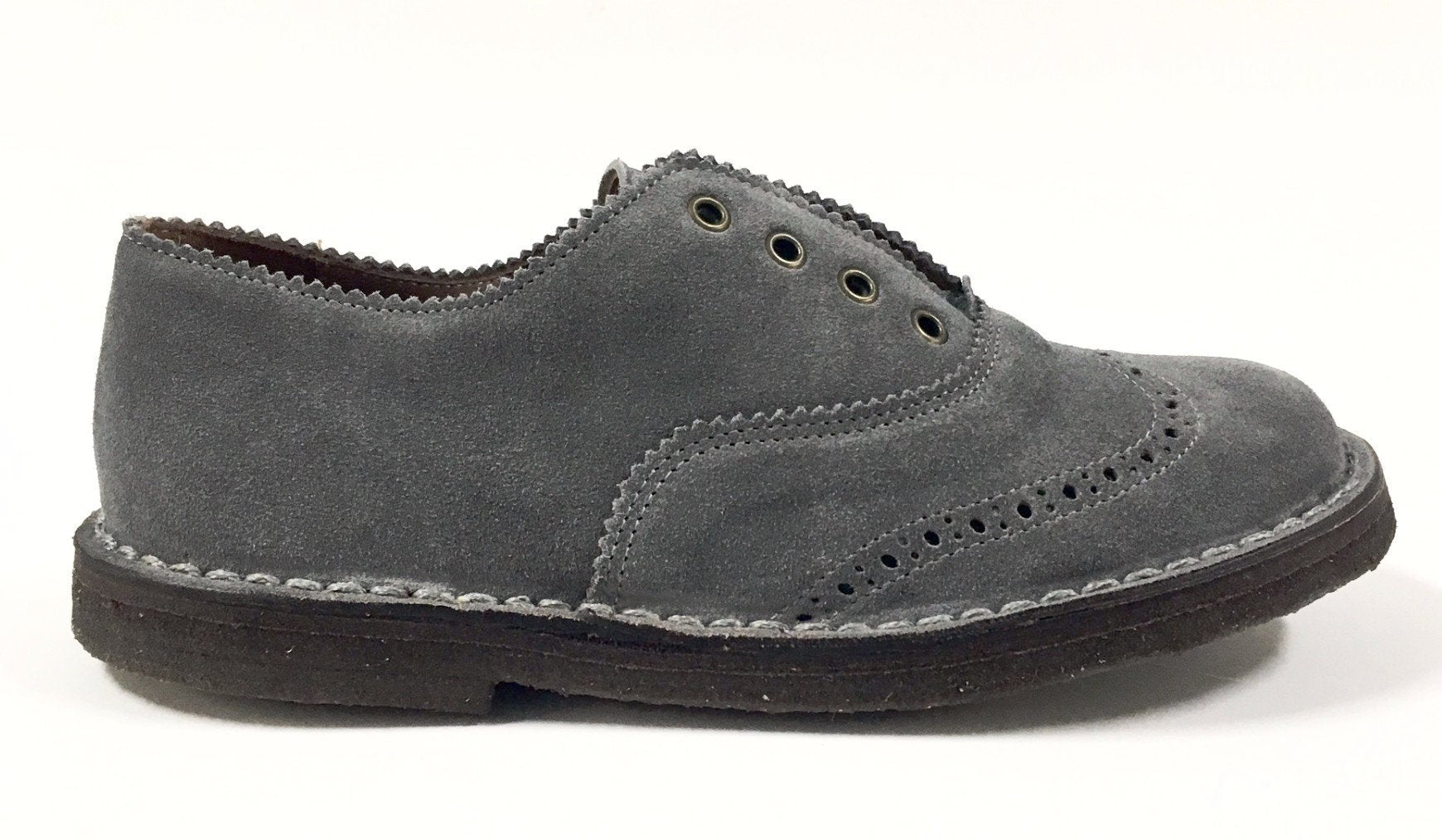 PePe Gray Suede Dress Shoe-Tassel Children Shoes