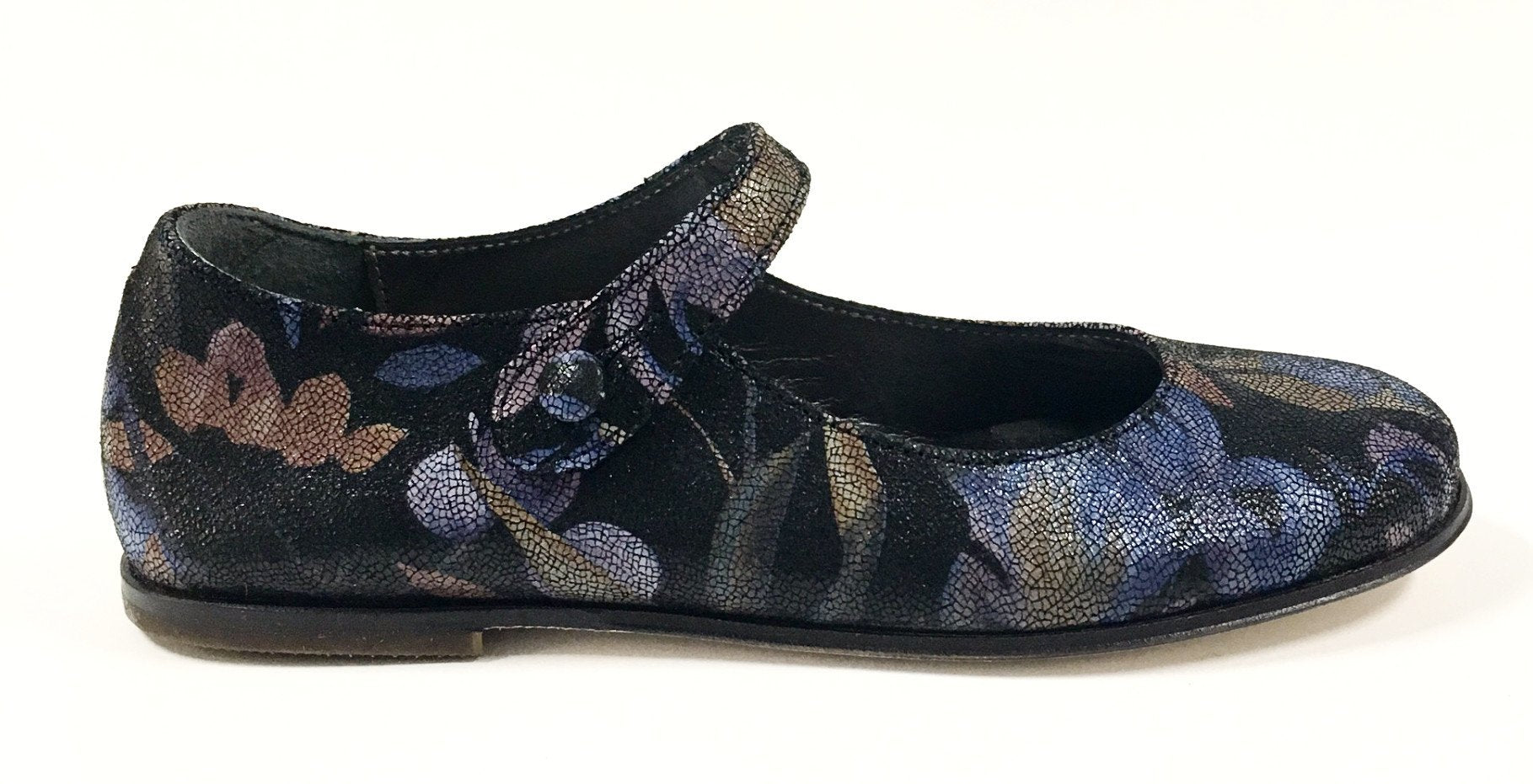 PePe Leaf Print Mary Jane-Tassel Children Shoes