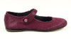 PePe Maroon Pony Hair Mary Jane-Tassel Children Shoes