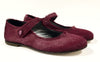 PePe Maroon Pony Hair Mary Jane-Tassel Children Shoes