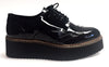 Shellys London Black Platform Oxford-Tassel Children Shoes