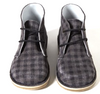 Sonatina Black and White Checkered Bootie-Tassel Children Shoes