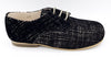 Sonatina Black Printed Suede Oxford-Tassel Children Shoes