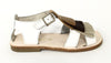 Sonatina White and Camel Fringe Sandal-Tassel Children Shoes