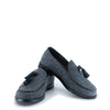 LMDI Gray Wool Tassel Loafer-Tassel Children Shoes