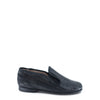 Hoo Black Leather Weave Smoking Loafer-Tassel Children Shoes