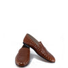 Hoo Brown Croc Studded Loafer-Tassel Children Shoes