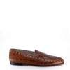 Hoo Brown Croc Studded Loafer-Tassel Children Shoes