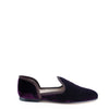 Hoo Wine Velvet Cut-Out Slip On-Tassel Children Shoes