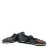 Blublonc Rainbow Shimmer Elastic Mary Jane-Tassel Children Shoes