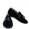 Sonatina Black Velvet Tassel Smoking Shoe-Tassel Children Shoes