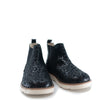 Sonatina Black Leopard Elastic Bootie-Tassel Children Shoes