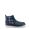 Sonatina Navy Leather Elastic Bootie-Tassel Children Shoes