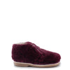 Sonatina Burgundy Teddy Lace Bootie-Tassel Children Shoes