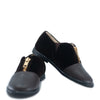 Sonatina Chocolate Velvet Zipper Shoe-Tassel Children Shoes